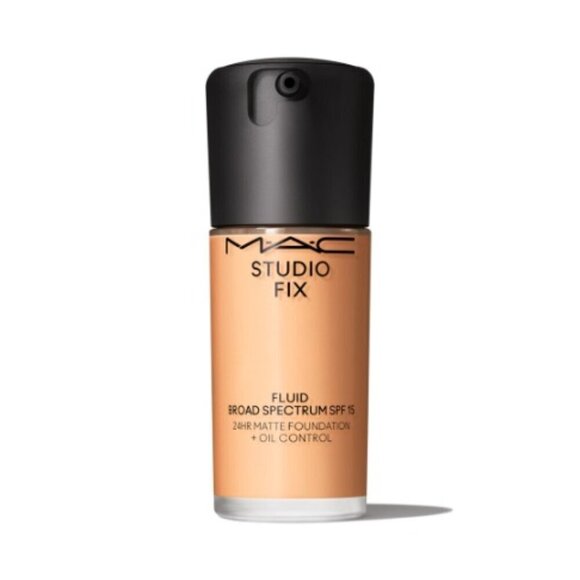 NIB MAC Cosmetics NC25 Studio Fix Fluid SPF 15 Broad Spectrum - Picture 1 of 1